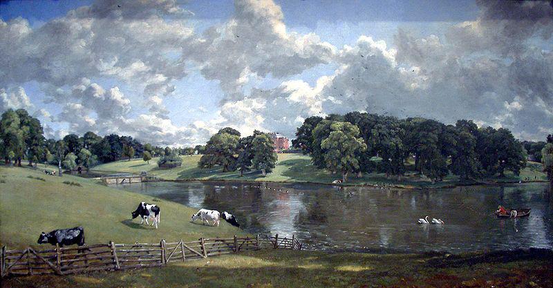 John Constable Wivenhoe Park, Essex, Wohnsitz des Major-Generals Rebow